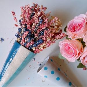 Anthropologie Wall Pocket/Vase Set